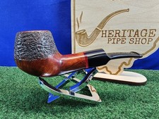 Ranz Freehand Handmade Artisan Curved Author Partial Rustic Briar Pipe, Unsmoked picture