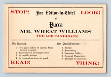 1916. STOP  MR. WHEAT WILLIAMS. POSTCARD. YD02 picture