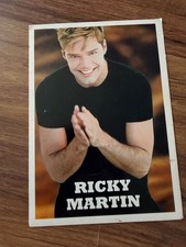 Ricky Martin Vintage Turkish Postcard Rare Turkey Latin Pop Collectible Original picture