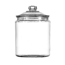 Heritage Hill Glass Jar with Lid, 1/2 Gallon,Best Used  Pantry Jar Storage New.. picture
