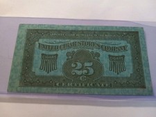 SLING's 🪙 Vintage 1919 Obsolete Cigar Stores Company 25 Cent Certificate  picture