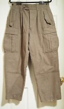 Marks & Spencer Military issue khaki wool cargo pants 34w 30i July 1960 picture