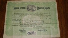Vintage   WWII   1944    USN Domain of Neptunus Rex    Certficate picture