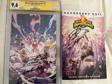 Mighty Morphin Power Rangers #15 Necessary Evil Variant CGC 9.6 Signed picture