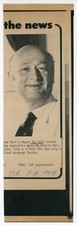 Vtg NY Mayor Ed Koch Turns Executive Mansion Into Clinic Wire Press Photo TSPP9 picture