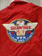 Shawnee OA Lodge St Louis Council Pla Jac Xl Jacket Vintage Large Back BSA Patch picture