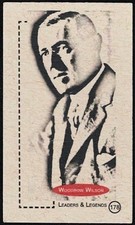 WOODROW WILSON - 2011 'LEADERS & LEGENDS' #178 - 28th UNITED STATES PRESIDENT picture