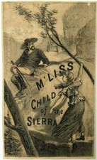 Drama Play Act M'Liss Child Of Sierra Gaiety Theatre Boston Herald Trade Ad Card picture