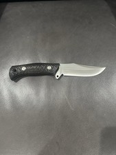 Muela Lakhota Compact Bowie Knife with Black Micarta Handle and Leather Sheath picture