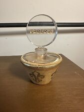 Vintage Faberge Aphrodisia Crystal Perfume Bottle 3.5 Fl Oz Empty Made in France picture