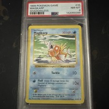 Pokemon Card Magikarp 35/102 Shadowless Base Set 1999 PSA 8 picture