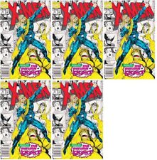 X-Men #10 Jim Lee Newsstand Cover Marvel Comics - 5 Comics picture