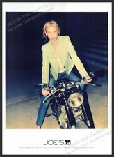 Joe's Jeans 2010s Print Advertisement 2013 Girl on Motorcycle picture