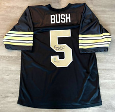 Reggie Bush Autographed New Orleans Saints Jersey 2 COA's Stitched  picture