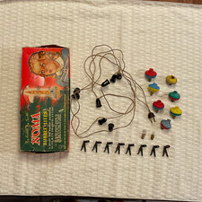 NOMA Vintage Bubble-Lites Clip-On String Lights w/ Box No Liquid Parts only picture