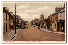 c1940's Scene at George Street Whithorn Scotland Tuck Art Unposted Postcard picture