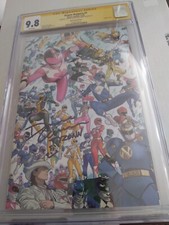 Power Rangers #1 BOOM CGC 9.8 SS Mora Variant 2020 Signed by: Dwayne Cameron picture