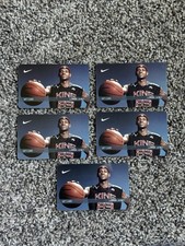Nike LeBron James Rookie Year 2003 King Gift Card Lot of 5 Rare Collectible picture