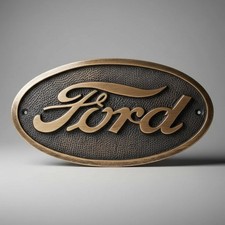Ford 1903 Solid Brass Embossed Plaque picture