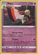 2020 POKÉMON SWORD AND SHIELD EVOLUTIONS #77 XATU SPECIAL ILLUSTRATION RARE picture