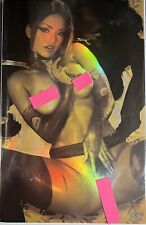 Power Hour #2 Shikarii Psylocke Patreon Exclusive Full Naughty Gold Foil LMT 30 picture