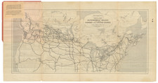 1925 Map of Automobile Routes between the U.S. and Canada, Early Highways picture