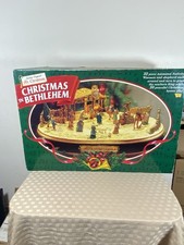 VTG Mr. Christmas In Bethlehem 32 Piece Nativity 20 Hymns 1997 Complete Works picture