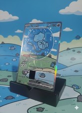 2X Bubble Mew Poke Style Credit Card Small Chip STICKER (Holographic) 2PACK picture