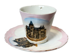 COMMERCE Public School TX TEXAS ANTIQUE Souvenir CHINA TRINKET Tea Cup picture