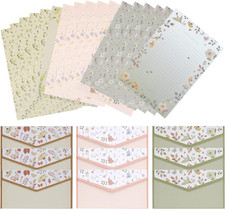 27 Pcs Vintage Stationery Writing Paper with Envelopes Letter Paper Set picture
