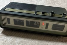 National Panasonic RC-707 Flip Clock Radio Space Age 1970s Magic Touch picture