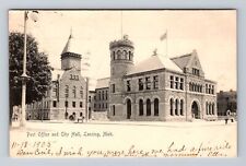 Lansing MI-Michigan, Post Office & City Hall, Antique, Vintage c1905 Postcard picture