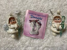 2 Dreamsicles Christmas Angel Figurines by Kristin , Vintage picture