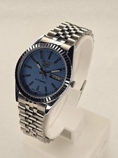 Vintage Seiko 5 Automatic Men's Wrist Watch, Day,Date Stainless steel band picture