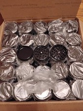 125 Black Plastic 3 Layer Grinders Bulk picture