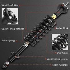 A-Premium Front Strut with Coil Spring Compatible with Toyota picture