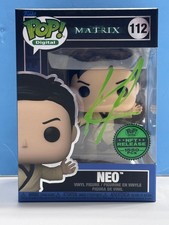 Funko Pop Digital THE MATRIX - NEO #112 SIGNED with COA AUTHENTICATED picture