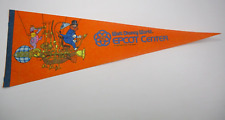 Vtg Walt Disney World Epcot Center Figment Dreamfinder Pennant 1982 Souvenir picture