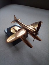 Schneider Trophy Supermarine S-6b Bonnet Hood Ornament Car Mascot picture