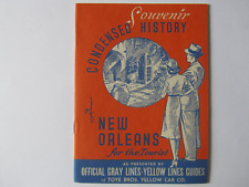 VINTAGE Gray Line Souvenir Condensed History of NEW ORLEANS for the Tourist picture