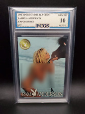 Pamela Anderson #57 (1996) Sports Time Playboy Unpublished - Graded 10 [GEM-MT] picture