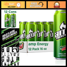 AMP Energy Drink Original, 16 fl oz Cans, 12 Pack - Refreshing Energy Boost picture