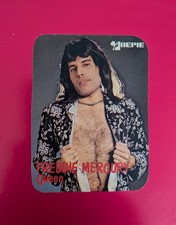 1976 JOEPIE Magazine Insert sticker Card Freddie Mercury Queen ROOKIE Era SCARCE picture