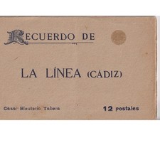 Antique Spain Postcard Booklet La Linea Cadiz Gibraltar 12 Cards Unposted picture