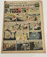 Sunday News Comic Strip Newspaper Insert Dick Tracy Terry Annie May 24 1959 picture