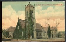 Older Bloomsburg PA St. Paul's Episcopal Church Vintage Postcard M1308a picture