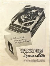 Weston Exposure Meters 