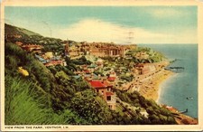 View Park Ventnor Iw Wob Note Pm 1955 Pm Postcard picture
