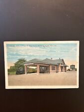 Chicago Milwaukee & St Paul Depot Wisconsin Rapids Wisconsin 1931 postcard picture