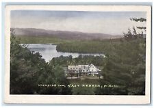 c1930's Aerial View Hillside Inn East Hebron New Hampshire NH Vintage Postcard picture